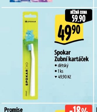 Spokar Zubní kartáček