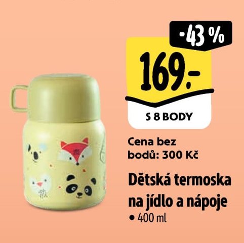 Dětská termoska na jídlo a nápoje