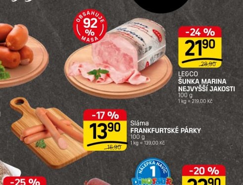 Sláma FRANKFURTSKÉ PÁRKY
