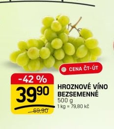 HROZNOVÉ VÍNO BEZSEMENNÉ