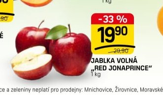JABLKA VOLNÁ RED JONAPRINCE