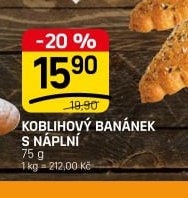 KOBLIHOVÝ BANÁNEK S NÁPLNÍ