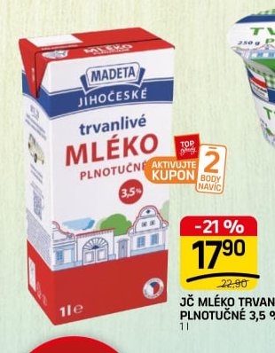 JČ MLÉKO TRVANLIVÉ PLNOTUČNÉ 3,5 %