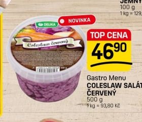 Gastro Menu COLESLAW SALÁT ČERVENÝ