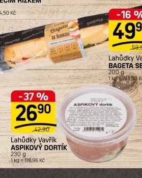 Lahůdky Vavřík ASPIKOVÝ DORTÍK