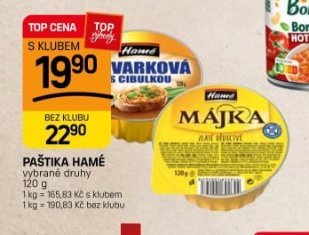 PAŠTIKA HAMÉ
