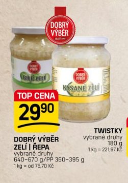DOBRÝ VÝBĚR ZELÍ | ŘEPA