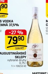 VÍNO AUGUSTINIÁNSKÉ SKLEPY