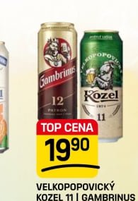 Velkopopovický Kozel 11 | Gambrinus Patron 12