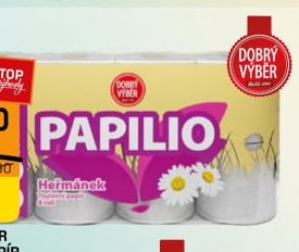 Dobrý Výběr toaletní papír Papilio Heřmánek