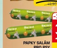 Papky salám pro psy