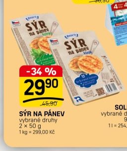SÝR NA PÁNEV