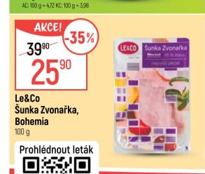 Le&Co Šunka Zvonařka Bohemia
