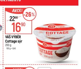 Váš Výběr Cottage sýr 200 g