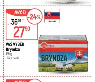Váš Výběr Bryndza 125 g