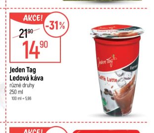 Jeden Tag Ledová káva 250 ml