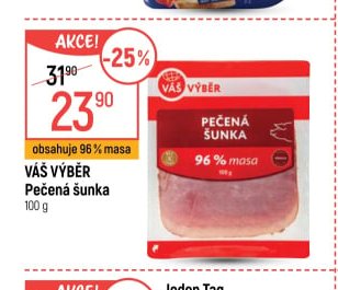 Váš Výběr Pečená šunka 100 g