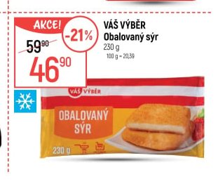 Váš Výběr Obalovaný sýr 230 g