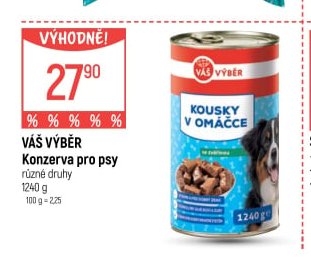 Váš Výběr Konzerva pro psy