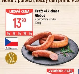 Pražská klobása Globus