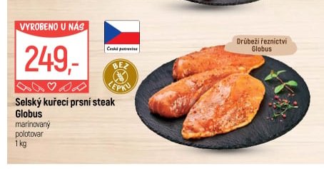 Selský kuřecí prsní steak Globus