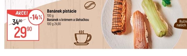 Banánek pistácie