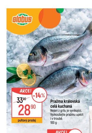 Pražma královská celá kuchaná