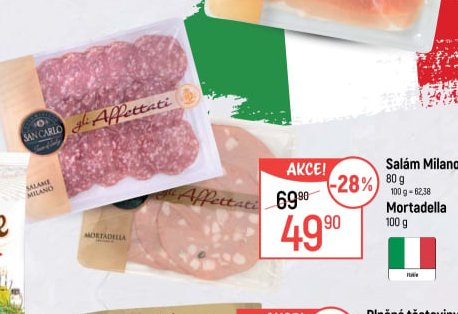 Salám Milano, Mortadella