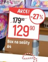 Box na sešity A4