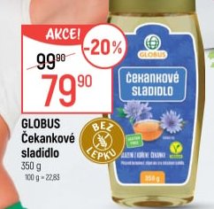 GLOBUS Čekankové sladidlo