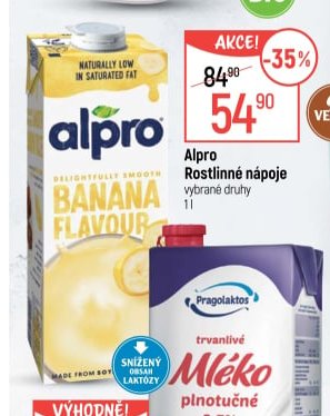 Alpro rostlinné nápoje