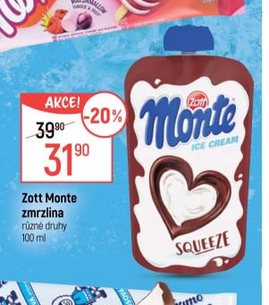 Zott Monte zmrzlina