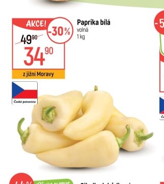Paprika bílá