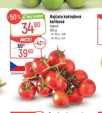 Rajčata koktejlová keříková