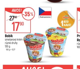 Bobik smetanový krém
