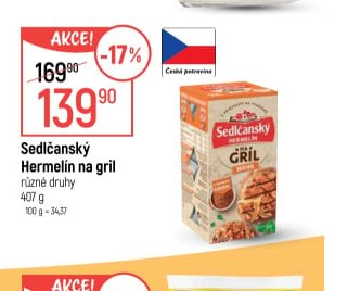 Sedlčanský Hermelín na gril