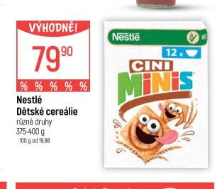 Nestlé Dětské cereálie