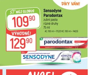 Sensodyne Parodontax zubní pasta