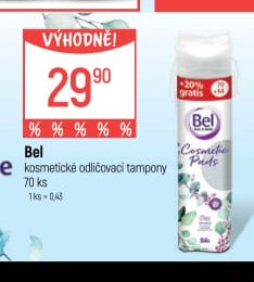 Bel kosmetické odličovací tampony