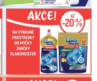 GlanzMeister prostředky do myčky