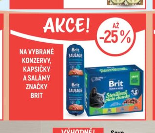 Brit konzervy, kapsičky a salámy