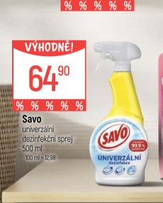Savo univerzální dezinfekční sprej