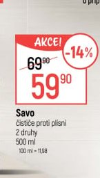 Savo čistič proti plísni