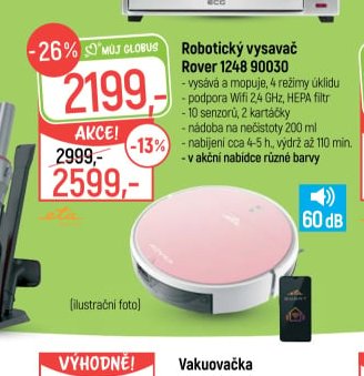 Robotický vysavač Rover 1248 90030