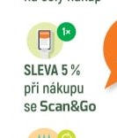 SLEVA 5 % při nákupu se Scan&Go