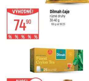 Dilmah čaje