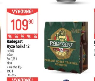 Radegast Ryze hořká 12