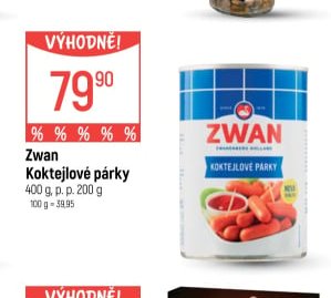 Zwan Koktejlové párky