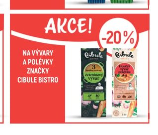 Na vývary a polévky značky Cibule Bistro