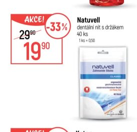 Natuvell dentální nit s držákem